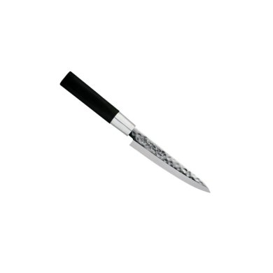 Petty Knife (small all-purpose knife) Sekiryu, Stainless steel, Hammered finish, blade 12 cm, handle in ABS plastic, Item No. 16605