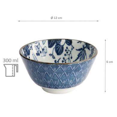 TDS, Bowl, Flora Japonica, Crane, Ø 12 x 6.3 cm - Item No: 16698