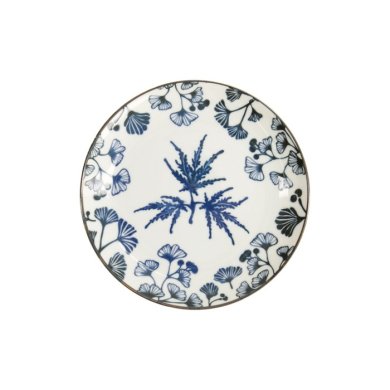 Teller Flora Japonica Maple Blau/Weiß, Porzellan, Ø 20,6 cm, Art.-Nr. 16717