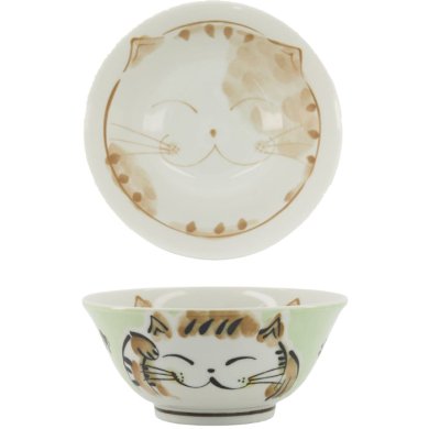 Fuku Cat Neko Reis Schale bei Tokyo Design Studio (Bild 1 von 5)