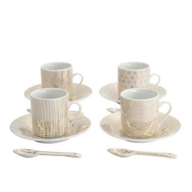 TDS, Espresso Set, Nippon Gold, 12-tlg., Art.-Nr. 17154