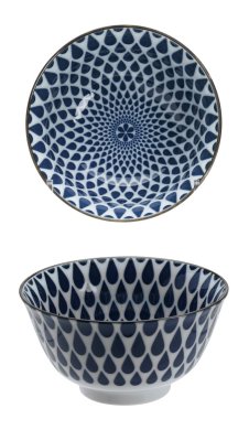 TDS, Schale, Mixed Bowl, Kumo, Blau/Weiß, Ø 12.8x6.5 cm