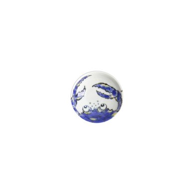 Sauce Bowl Seafood Krabbe Blue, Porcelain, 150 ml, Item No. 17771