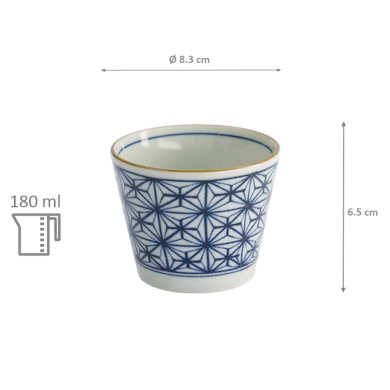 Teebecher Japan Kosome, Porzellan, 180 ml, Art.-Nr. 17837