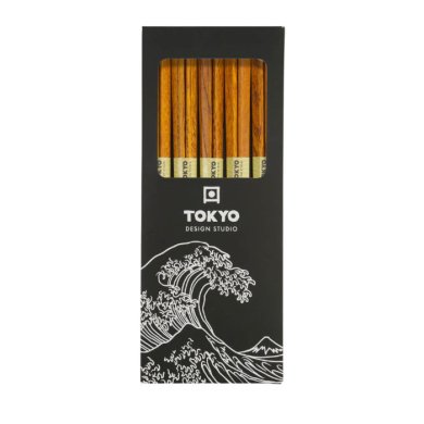 TDS, Chopstick Set, Kitchenware, 5 pair, 22.5 cm, Item No. 17937