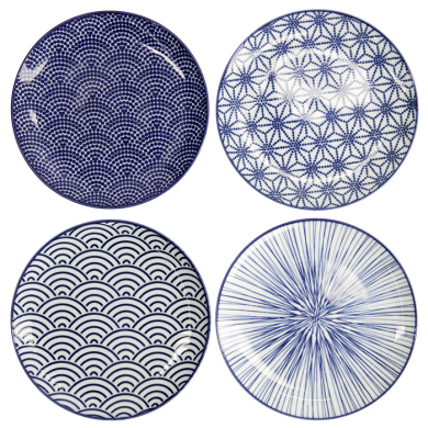 TDS, Teller Set, 4-tlg., Nippon Blue, Ø 20,6 x 2,2 cm - Art Nr. 17959