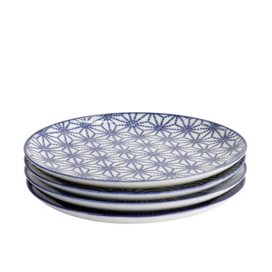 TDS, Teller Set, 4-tlg., Nippon Blue, Ø 25,7 x 3 cm - Art Nr. 17960