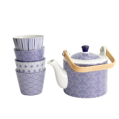 TDS, Tee Set, Geschenkset, Nippon Blue, 5-tlg., Art.-Nr. 17990