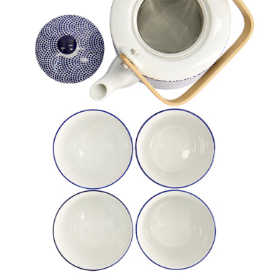 TDS, Tee Set, Geschenkset, Nippon Blue, 5-tlg., Art.-Nr. 17990