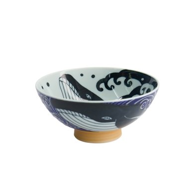 TDS, Bowl, Kawaii Ohira Whale, Ø 14.4 x 6.8 cm 450 ml, Item No. 18328