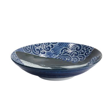 TDS, Pasta plate, Kawaii Ohira Whale, Ø 21.7 x 5.3 cm, Item No. 18330