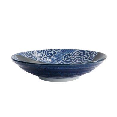 TDS, Pasta plate, Kawaii Ohira Whale, Ø 21.7 x 5.3 cm, Item No. 18330
