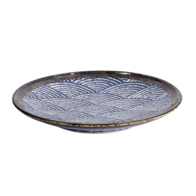 Aisai Seigaiha Plate at Tokyo Design Studio (picture 2 of 6)