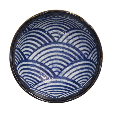 TDS, Schale, Aisai Seigaiha, Ø 11.4 x 6 cm, Art.-Nr. 18575