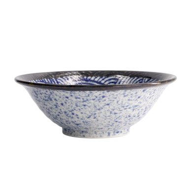 TDS, Bowl, Aisai Seigaiha, Ø 19.6 x 6.8 cm, Item No. 18577