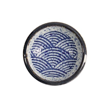 TDS, Bowl, Aisai Seigaiha, Ø 12.8 x 4.8 cm, Item No. 18582