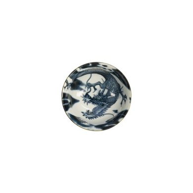 Schale Japonism Dragon Dunkelgrau, Porzellan, Ø 12,7 cm, Höhe 6,8 cm, Art.-Nr. 18692