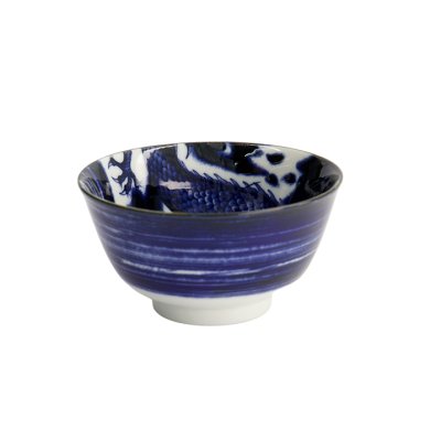 TDS, Japonism Schale, Dragon, Blau, Ø 12,7 x 6,8 cm - Art Nr: 18756