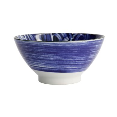 TDS, Japonism Bowl, Crane, Blue, Ø 18 x 9 cm - Item No: 18761