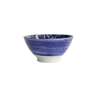 Rice Bowl Japonism Crane Blue, Porcelain, 1 L, Item No. 18761