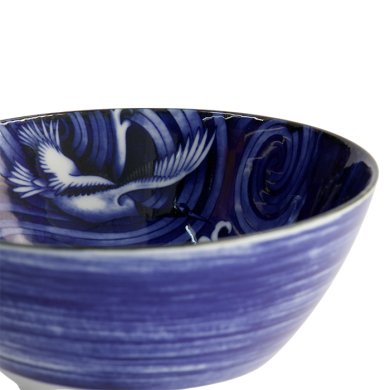 TDS, Japonism Bowl, Crane, Blue, Ø 18 x 9 cm - Item No: 18761