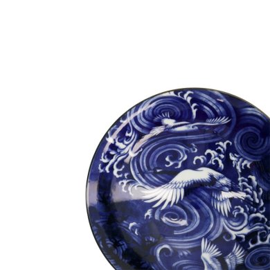 Bowl Japonism Crane Blue, Porcelain, 1.6 L, Item No. 18764