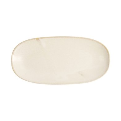 Sushi Plate Titanium Matte White, Porcelain, 28.5 × 14 × 2.5 cm, Item No. 20360