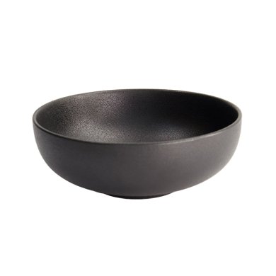 TDS, Round Bowl, Yuzu Black, Ø 18.9x7cm 1000ml, Item No. 20388