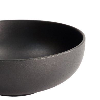 TDS, Round Bowl, Yuzu Black, Ø 18.9x7cm 1000ml, Item No. 20388
