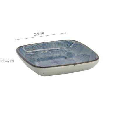 Sauce Bowl Bell Flower Blue, Porcelain, 9 cm, Item No. 20605