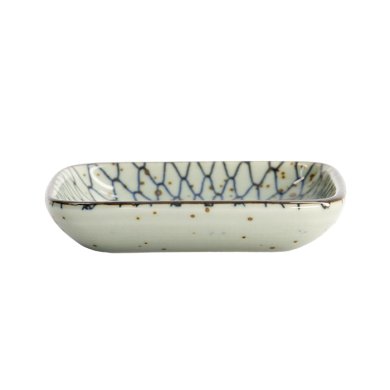 Sauce Bowl Mesh Blue, Porcelain, 9 cm, Item No. 20607