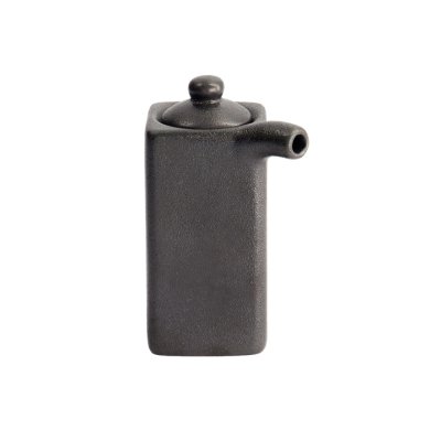 Sauce Dispenser Yuzu Black, Porcelain, 4.5 × 10.5 cm, 85 ml, Item No. 20712