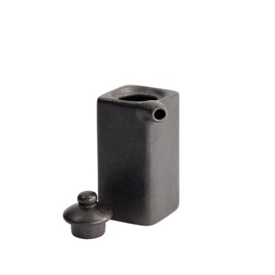 Sauce Dispenser Yuzu Black, Porcelain, 4.5 × 10.5 cm, 85 ml, Item No. 20712