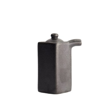 Sauce Dispenser Yuzu Black, Porcelain, 4.5 × 10.5 cm, 85 ml, Item No. 20712