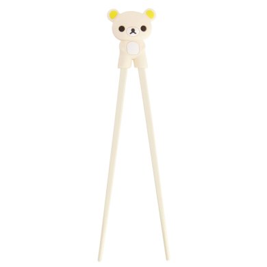 TDS, Kids-Chopsticks, Kitchenware, 22 cm, Bear, White - Item No. 20724