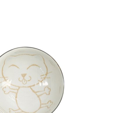 Tayo Bowl Kawaii Cat Neko Blue, Porcelain, 300 ml, Item No. 2094