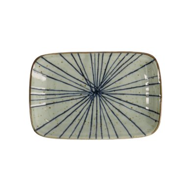 TDS, Gemischter Teller, Tokusa Blue, 16.3x10.2 cm, Art.-Nr. 20967