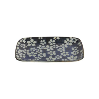 TDS, Mixed Plate , Sakura Blue, 16.3x10.2 cm, Item No. 20969