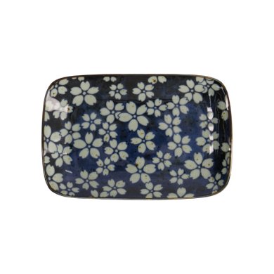 TDS, Mixed Plate , Sakura Blue, 16.3x10.2 cm, Item No. 20969
