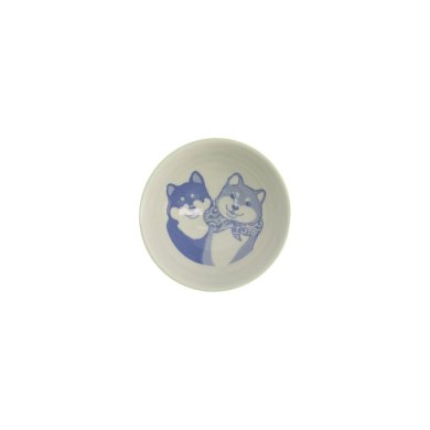 Rice Bowl Kawaii Shiba-Dog Green, Porcelain, 350 ml, Item No. 20985