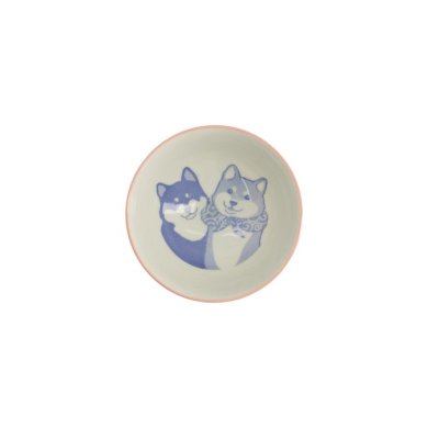 Rice Bowl Kawaii Shiba-Dog Pink, Porcelain, 500 ml, Item No. 20987