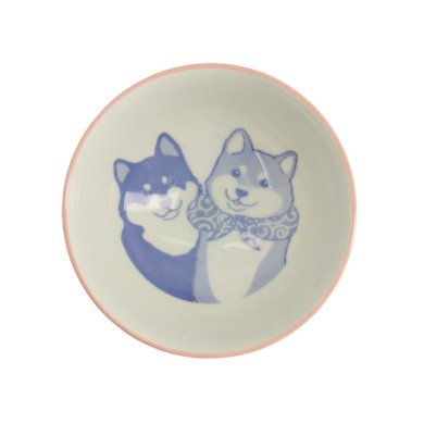 TDS, Reis-Schale, Kawaii Shiba-Dog, Rosa, Ø 14,5x6,5cm, 500ml - Art Nr. 20987