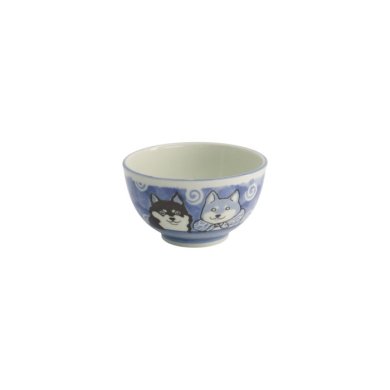 Rice Bowl Kawaii Shiba-Dog, Porcelain, 400 ml, Item No. 20990