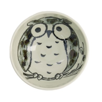 TDS, Reis-Schale, Kawaii Owl, Blau, Ø 16 x 8 cm, 600ml - Art Nr: 20994