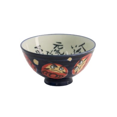 TDS, Rice Bowl, Kawaii Daruma, Blue, Ø 11.5x6 cm, 300ml - Item No. 21008