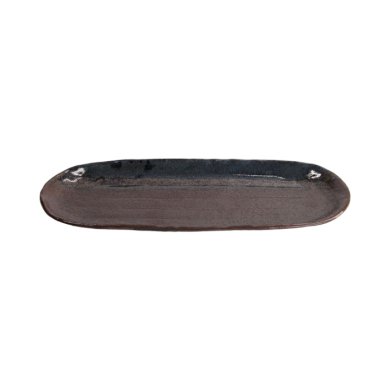 Masiko Kinyo Black Large Oval Plate at Tokyo Design Studio (picture 1 of 3)