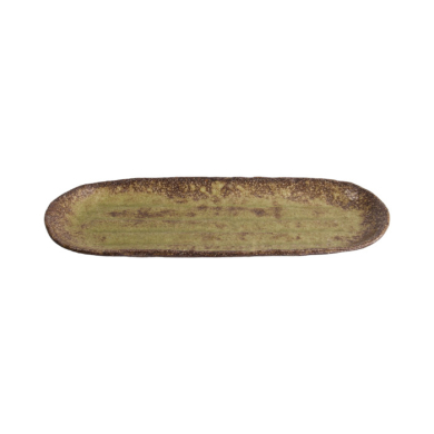 Chakogashi Grün Groß Oval Platte bei Tokyo Design Studio (Bild 1 von 3)