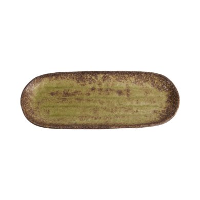 TDS, Groß Oval Platte, Chakogashi Grün, Ø 28.5x11.5x2.3cm , Art.-Nr. 21055