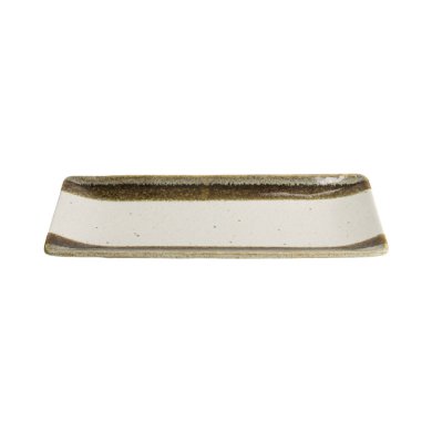 Serving Platter Shiratsu Mashiko White, Porcelain, 28.5 &times; 12.5 &times; 2.5 cm