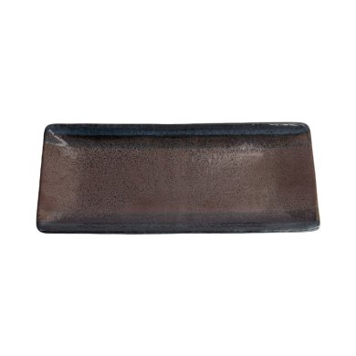 TDS, Large plate, Masiko Kinyo, Black, Ø 28.5x12.5x2.5cm, Item No. 21061